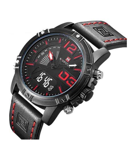 iShopping - Naviforce Exclusive Edition Watch For Men - Black (NF-9095-4)