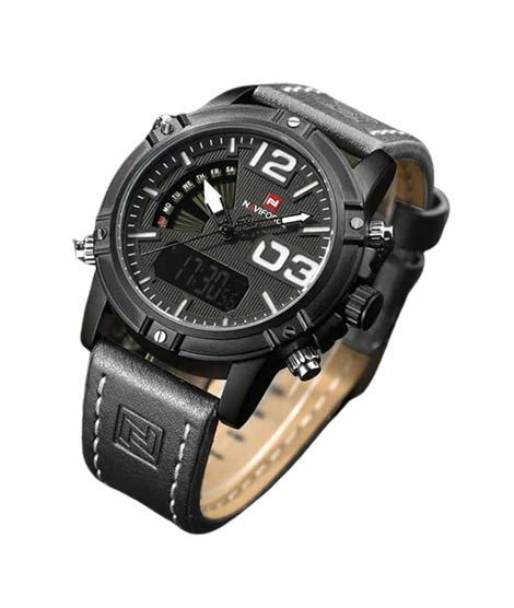 iShopping - Naviforce Exclusive Edition Watch For Men - Black (NF-9095-5)