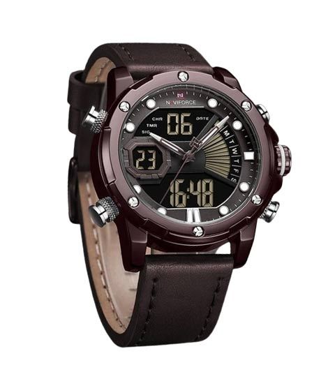 iShopping - NaviForce Dual Time Working Men’s Watch (NF-9172-4)