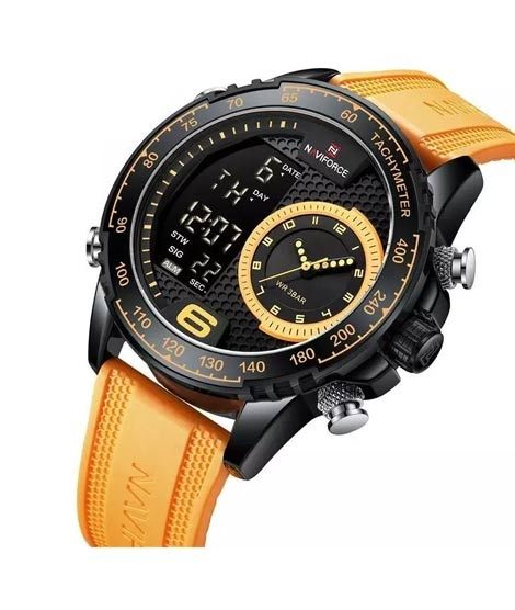 iShopping - Naviforce Analog-Digital Men’s Watch Mustard (NF-9199t-1)