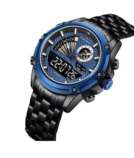 iShopping - Naviforce Pulso Digital Men's Watch Blue (NF-9205-5)
