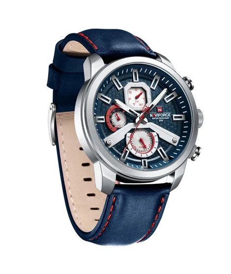 iShopping - Naviforce Novicius Edition Watch For Men Blue (NF-9211-3)
