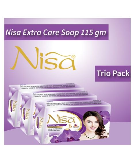 iShopping - Nisa Extra Care Beauty Soap Purple 115gm (Pack of 3)