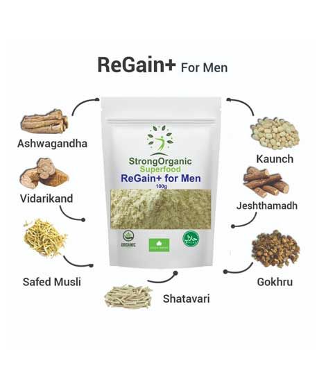iShopping -  Organic Superfoods Regain+ for Men 100gm