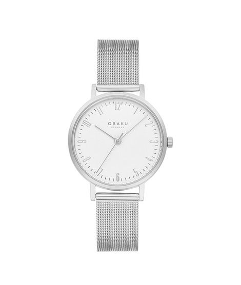 iShopping - Obaku Brink Lille Steel Women's Watch Silver (V248LXCIMC)