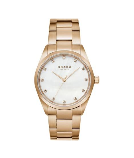 iShopping - Obaku Chili Fuchsia Watch For Women's Rose Gold (V263LXVWSV)