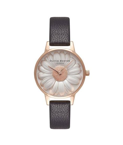 iShopping - Olivia Burton 3D Daisy Women's Watch Black (OB16FS97)