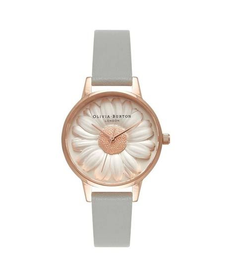 iShopping - Olivia Burton 3D Daisy Women's Watch Grey (OB15EG50)