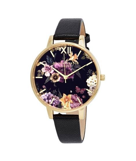 iShopping - Olivia Burton Dark Bouquet Women's Watch Black (OB16EG78)