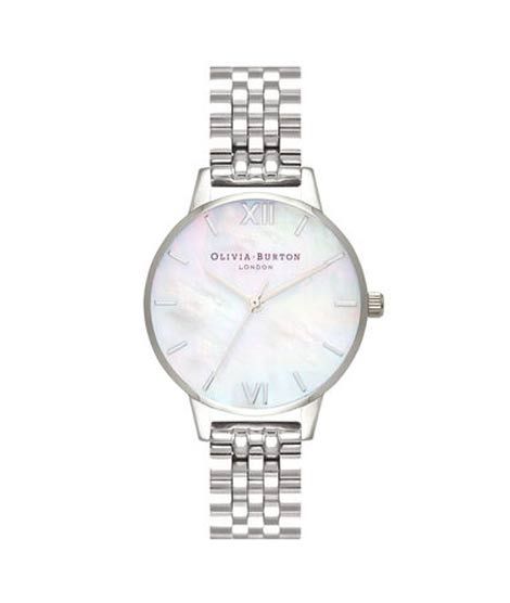 iShopping - Olivia Burton Mother Of Pearl Women's Watch Silver (OB16MOP02)