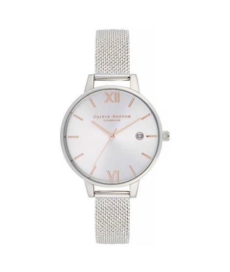iShopping - Olivia Burton Sunray Women's Watch Silver (OB16DE01)
