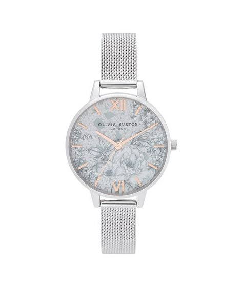 iShopping - Olivia Burton Terrazzo Florals Women's Watch Silver (OB16TZ06)