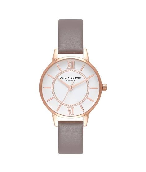 iShopping - Olivia Burton Wonderland White Women's Watch Grey (OB16WD63)