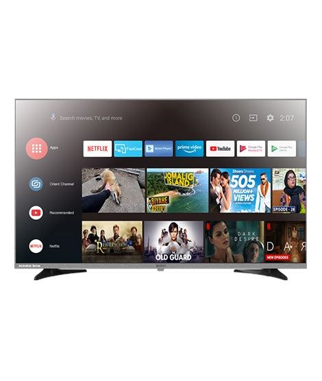 iShopping - Orient Animation 50" UHD Smart LED TV Black