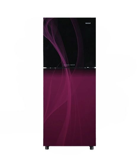 iShopping - Orient Crystal 225 Freezer-on-Top Refrigerator 8 Cu Ft Glaze Purple