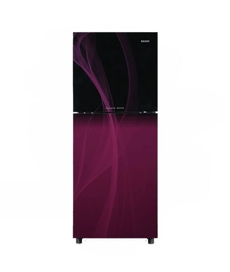 iShopping - Orient Crystal 260 Freezer-on-Top Refrigerator 9 Cu Ft Glaze Puple
