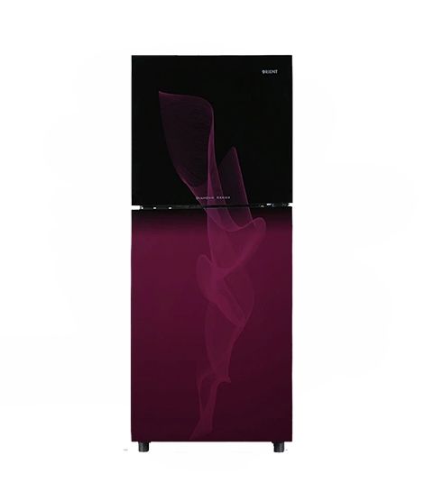 iShopping - Orient Crystal 380 Freezer-on-Top Refrigerator 14 Cu Ft Glaze Purple