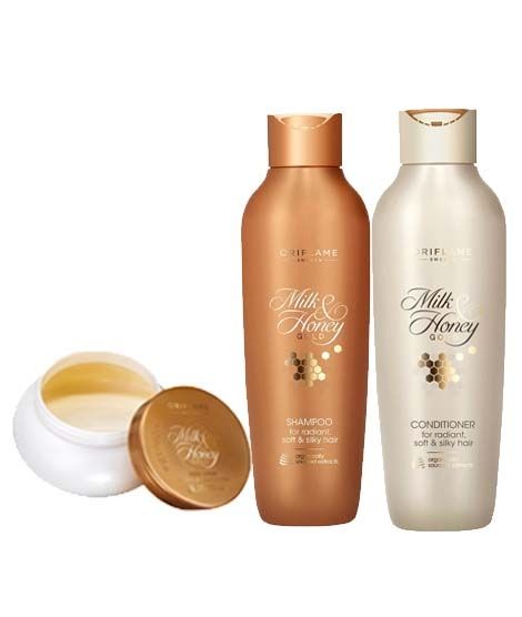 iShopping - Oriflame Milk & Honey Gold Hair Care Range Pack Of 3