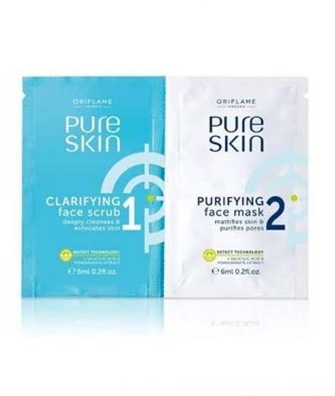 iShopping - Oriflame Pure Skin Clarifying Face Scrub & Face Mask