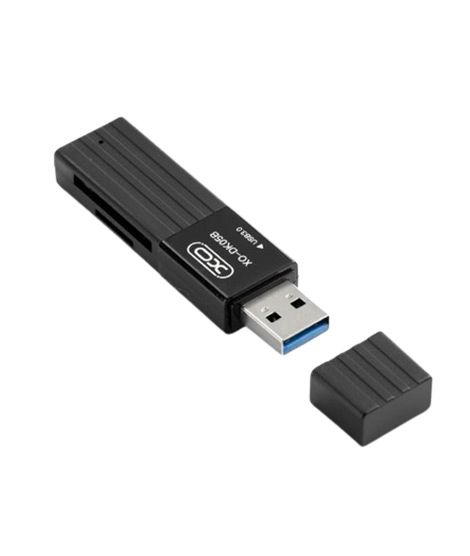 iShopping - OX USB 3.0 Dual Slot SD Card Reader - Black (DK05B)