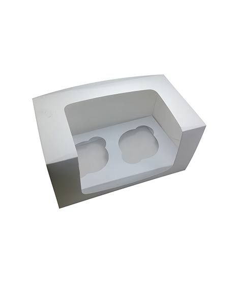 iShopping - Packaging One 2 Cupcakes Box Inner Cavity (Pack Of 5)