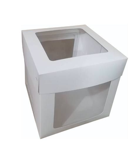 iShopping - Packaging One 2 Windows 2 Pounds Cake Box (Pack Of 5)