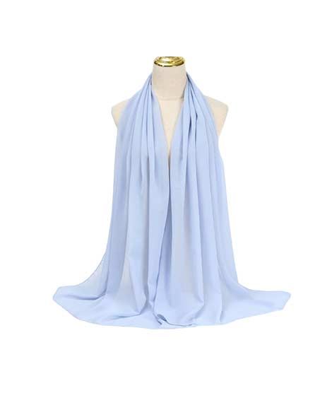 iShopping - Georgette Chiffon Hijab Ice Blue 