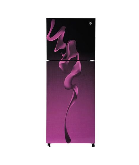 iShopping - PEL Glass Door Freezer-on-Top Refrigerator 12 cu ft (PRGD 21860)-Purple Blaze