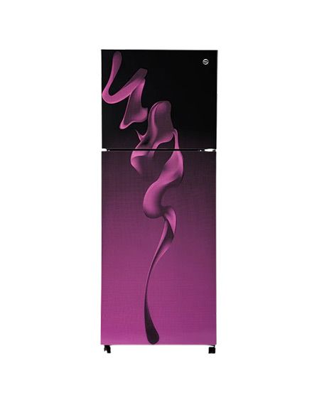 iShopping - PEL Ultra InverterOn Glass Door Freezer-on-top Refrigerator 11 Cu Ft (PRUINVO GD-6460)-Purple Blaze