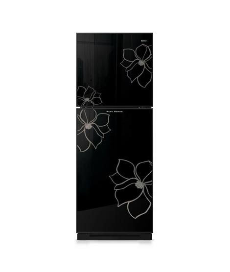 iShopping - Orient Ruby 260 Freezer-On-Top Glass Door Refrigerator 9 Cu Ft-Petal Black