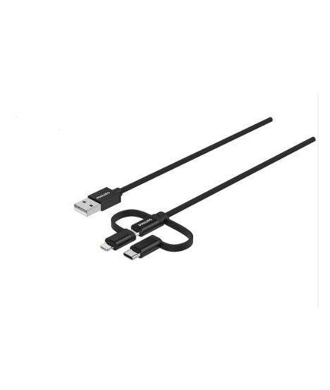 iShopping - Philips Durable 3-In-1 Chargeable Cable
