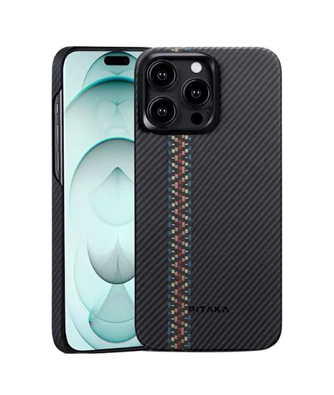 iShopping - Pitaka MagEZ Aramid Fiber Fusion Case 4 For iPhone 15 Pro Max – Rhapsody (PIT-0008)