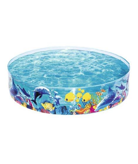 iShopping - Planet X Bestway Fill N Fun Fish Vinyl Kids Play Pool 6ft (PX-10183)