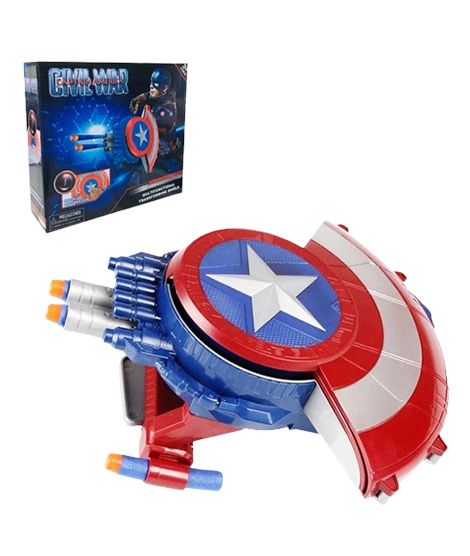 iShopping - Planet X Captain America Darts Shooter Shield Launcher (PX-11702)