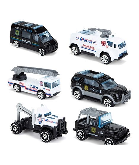 iShopping - Planet X Diecast Police Cars Metal Playset Vehicle (PX-11290)