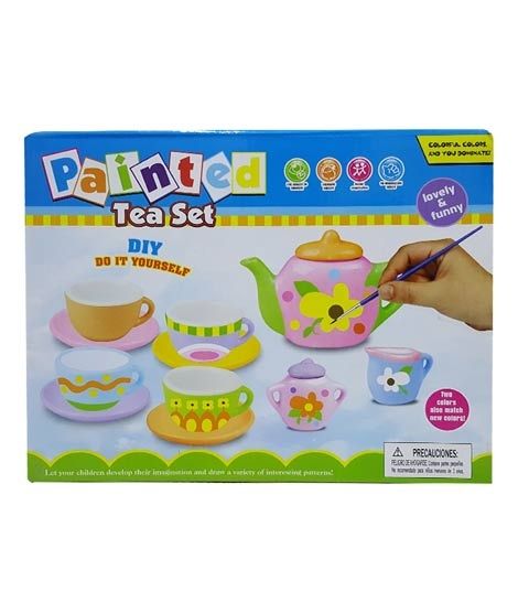 iShopping - Planet X DIY Painted Tea Set 15pcs (PX-10766)