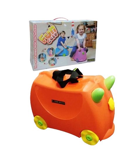 iShopping - Planet X Funcase Hard Plastic Briefcase Toy Orange (PX-11747)