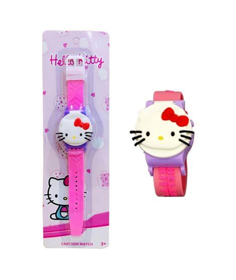 iShopping - Planet X Hello Kitty Wrist Watch For Girls - Pink (PX-11502)