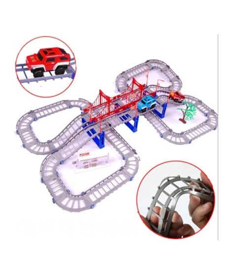iShopping - Planet X Jeep Truck Track Set Roller Coaster For Kids 33Pcs (PX-11283)