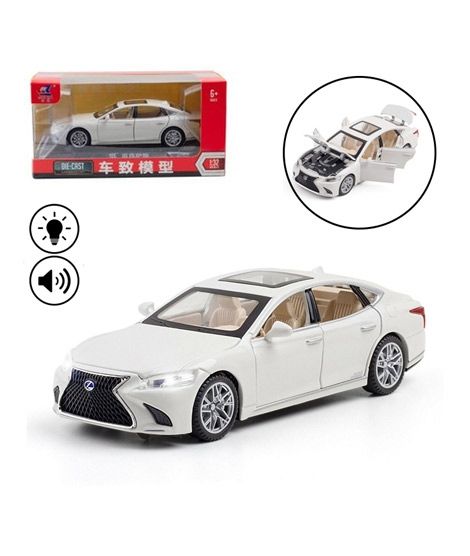 iShopping - Planet X Lexus Die Cast Car Toys For Boys White (PX-11476)