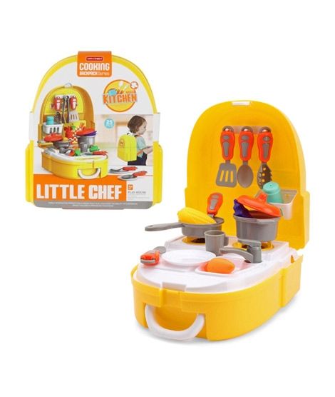 iShopping - Planet X Little Chef Cooking Backpack for Kids – 25 Pcs Set (PX-11468)
