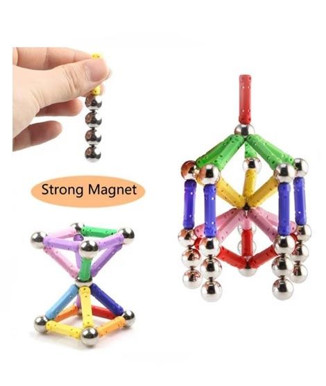 iShopping - Planet X Magnet Sticks And Balls Construction Set For Kids (PX-10774)