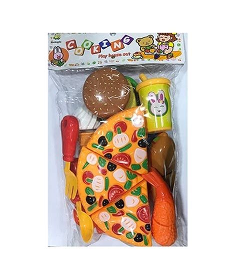 iShopping - Planet X Pizza & Burger Cooking and Cutting Play Set (PX-10768)