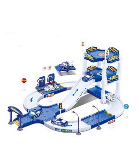 iShopping - Planet X Police Station Parking Play Set 39 Pieces (PX-11089)