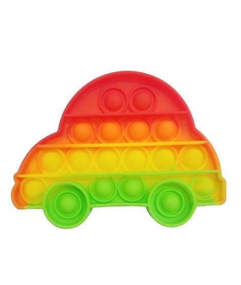 iShopping - Planet X Pop Bubble Fidget Rainbow Car Silicone Toy (PX-11113)