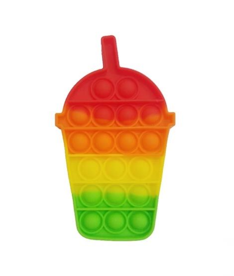 iShopping - Planet X Pop Bubble Fidget Rainbow Juice Cup Silicone Toy (PX-11122)
