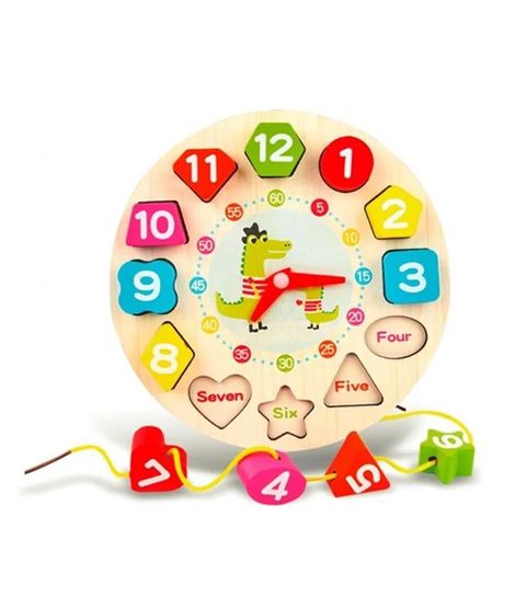 iShopping - Planet X Qiyi Seton Shape Wooden Puzzle Clock (PX-11902)