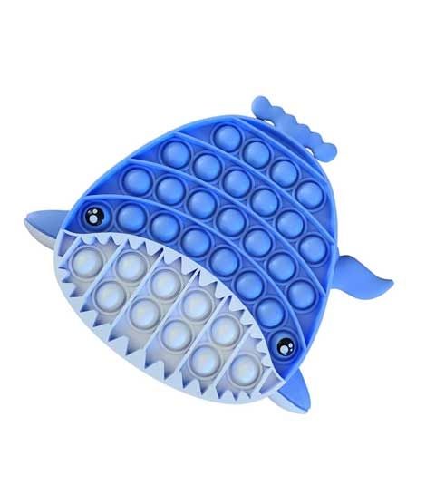 iShopping - Planet X Silicone Pop It Toy 7 inches Whale Blue (PX-11145)
