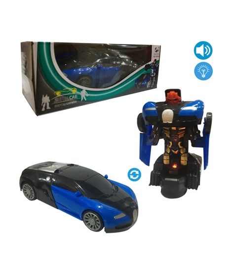 iShopping - Planet X Transformer Bugatti Robot Car For Kids (PX-11447)
