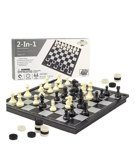 iShopping - Planet X Travel Magnetic Chess and Checkers Board Game (PX-11734)